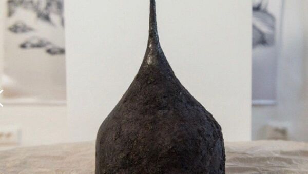 莫斯科州发现的伊万雷帝时期头盔 - 俄罗斯卫星通讯社