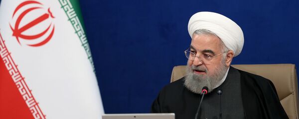 Президент Ирана Хасан Рухани во время консультации с участием политических директоров «пятерки» и Ирана, которые прошли в виртуальном формате 16 декабря Президент Ирана Хасан Рухани во время консультации с участием политических директоров «пятерки» и Ирана, которые прошли в виртуальном формате 16 декабря - 俄罗斯卫星通讯社