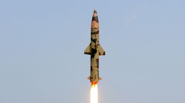 印度測試“大地II”短程彈道導彈 - 俄羅斯衛星通訊社