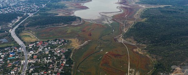 Вид на Симферопольское водохранилище. - 俄罗斯卫星通讯社