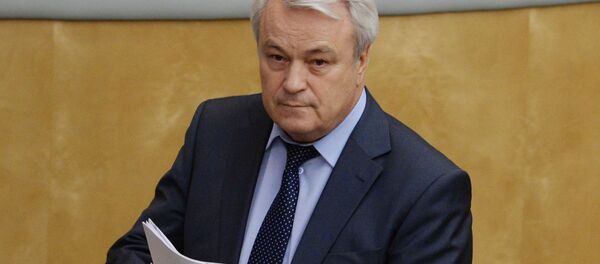 Заместитель министра обороны РФ Николай Панков на пленарном заседании Государственной Думы РФ Заместитель министра обороны РФ Николай Панков на пленарном заседании Государственной Думы РФ - 俄罗斯卫星通讯社