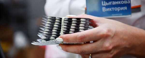  Продажа лекарств в одной из аптек города Симферополя.  - 俄羅斯衛星通訊社