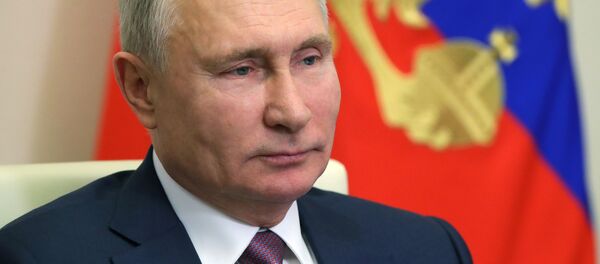 24 декабря 2020. Президент РФ Владимир Путин поздравляет в режиме видеоконференции членов правительства РФ с наступающим Новым годом. 24 декабря 2020. Президент РФ Владимир Путин поздравляет в режиме видеоконференции членов правительства РФ с наступающим Новым годом. - 俄羅斯衛星通訊社