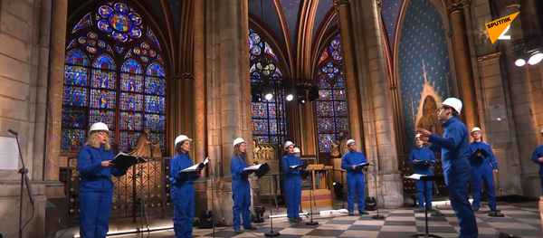 巴黎圣母院火灾后首办圣诞音乐会 - 俄罗斯卫星通讯社