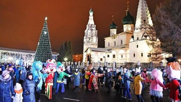 欢快沸腾的新年广场 - 俄罗斯卫星通讯社