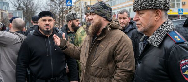  Рамзан Кадыров на месте стрельбы в Грозном - 俄罗斯卫星通讯社