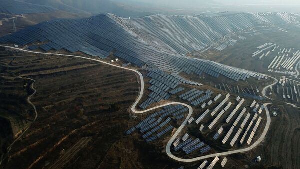 Солнечные батареи в китайской провинции Шаньси - 俄羅斯衛星通訊社