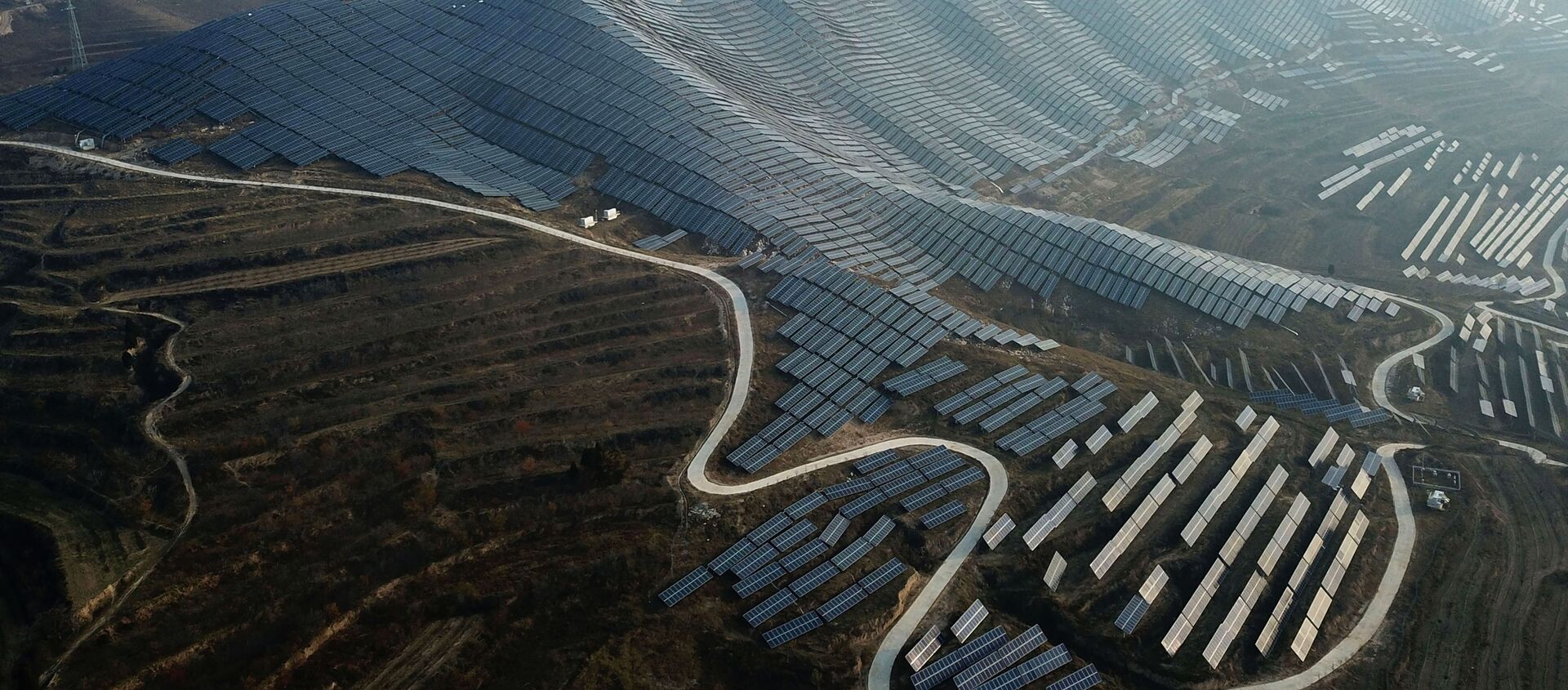 Солнечные батареи в китайской провинции Шаньси - 俄罗斯卫星通讯社, 1920, 17.10.2021