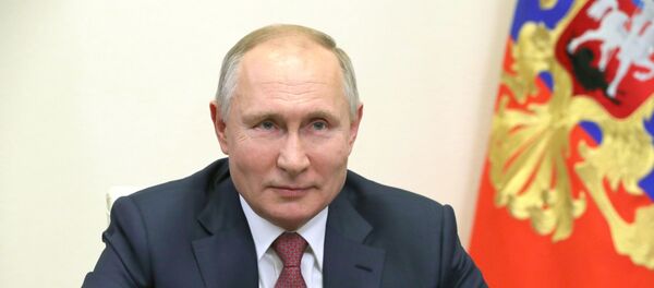 Президент РФ В. Путин провел встречу с премьер-министром РФ М. Мишустиным Президент РФ В. Путин провел встречу с премьер-министром РФ М. Мишустиным - 俄罗斯卫星通讯社