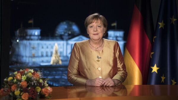 German Chancellor Angela Merkel  - 俄羅斯衛星通訊社