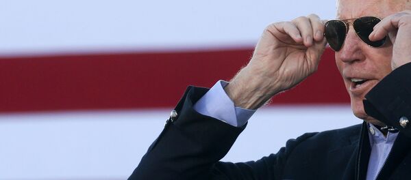 Избранный президент США Джо Байден на митинге перед вторым туром выборов в Атланте Избранный президент США Джо Байден на митинге перед вторым туром выборов в Атланте - 俄羅斯衛星通訊社