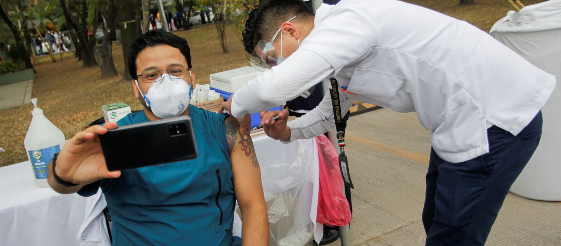 墨西哥卫生部：全国单日60.4万人接种新冠疫苗 - 俄罗斯卫星通讯社, 1920, 07.05.2021