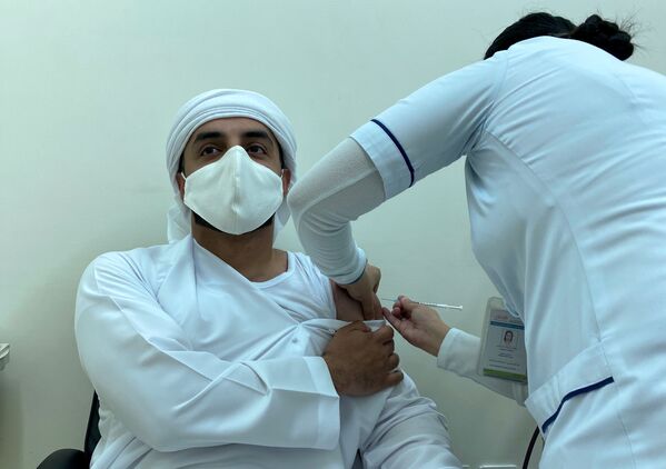 阿联酋迪拜居民接种新冠疫苗 - 俄罗斯卫星通讯社