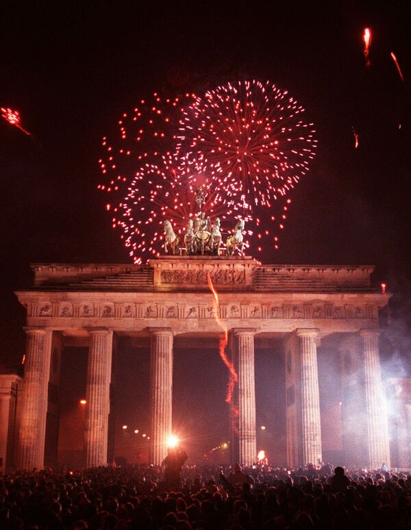 1996年，柏林举行新年焰火秀。 - 俄罗斯卫星通讯社