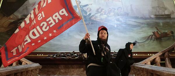 Сторонники Трампа в здании Конгресса - 俄罗斯卫星通讯社