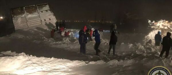 Сход лавины в Норильске Сход лавины в Норильске - 俄罗斯卫星通讯社