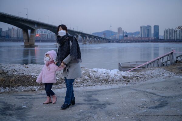 韩国遇超强寒流致汉江江水封冻 - 俄罗斯卫星通讯社