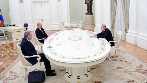 В Кремле проходят переговоры Путина, Пашиняна и Алиева - 俄罗斯卫星通讯社