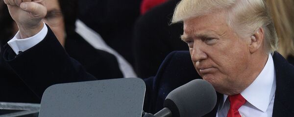 Президент США Дональд Трамп на церемонии инаугурации в Вашингтоне - 俄羅斯衛星通訊社