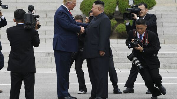 Встреча Трампа и Ким Чен Ына в КНДР - 俄羅斯衛星通訊社