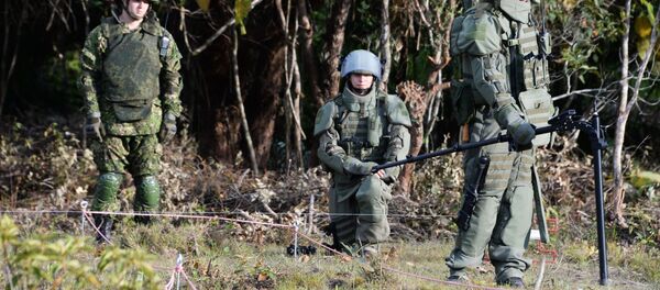 Разминирование территории Лаоса российскими саперами - 俄羅斯衛星通訊社