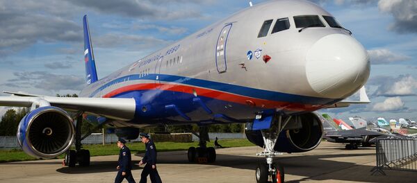 Самолёт авиационного наблюдения Ту-214ОН (Открытое небо) Самолёт авиационного наблюдения Ту-214ОН (Открытое небо) - 俄罗斯卫星通讯社