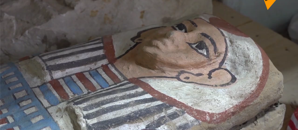 萨卡拉考古遗址发掘过程中发现50多具石棺 - 俄罗斯卫星通讯社