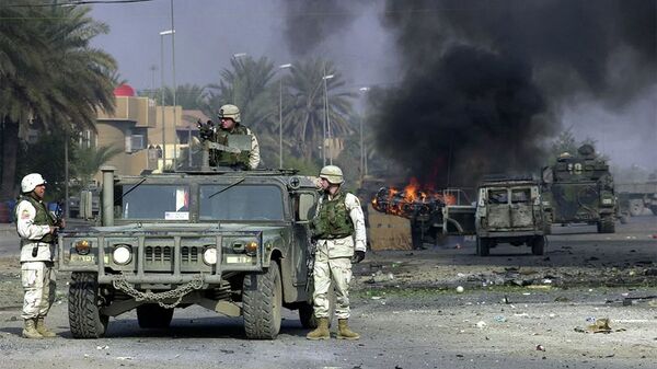Американские военные в Багдаде. Ирак - 俄羅斯衛星通訊社