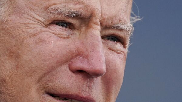 Избранный президент США Джо Байден не смог сдержать эмоций во время выступления перед жителями штата Делавэр.  - 俄罗斯卫星通讯社