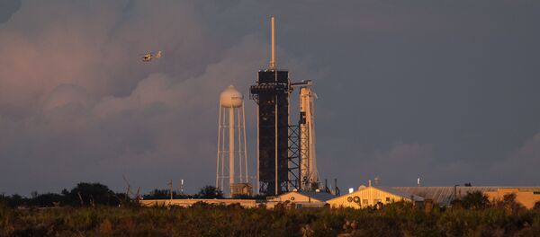 Подготовка к запуску к МКС ракеты Falcon 9 с кораблем Crew Dragon на космодроме Космического центра им. Дж. Ф. Кеннеди. - 俄罗斯卫星通讯社