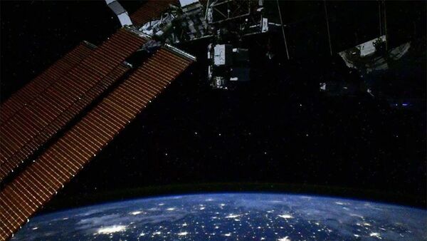 МКС на фоне Земли - 俄罗斯卫星通讯社