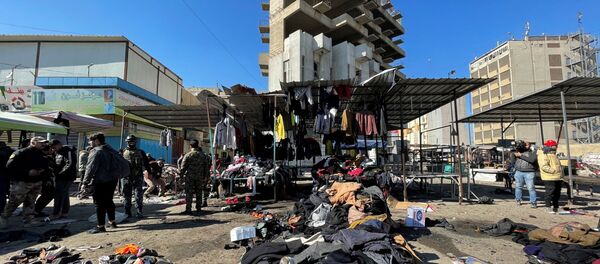 Суицид на центральном рынке в Багдаде. 21 января 2021 Суицид на центральном рынке в Багдаде. 21 января 2021 - 俄羅斯衛星通訊社