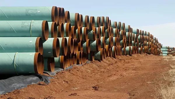 Трубы компании TransCanada для нефтепровода Keystone XL - 俄羅斯衛星通訊社