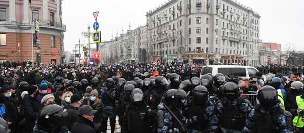 Russia Navalny Supporters Rallies - 俄罗斯卫星通讯社