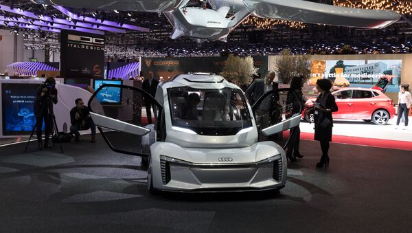 Концептуальный беспилотный летающий электромобиль компаний Audi AG, Airbus и ItalDesign Giugiaro - 俄羅斯衛星通訊社