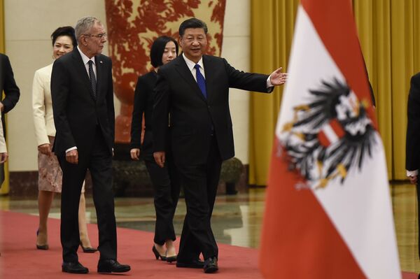 奧地利總統稱與普京和習近平的會晤是四年來最好的時刻 - 俄羅斯衛星通訊社