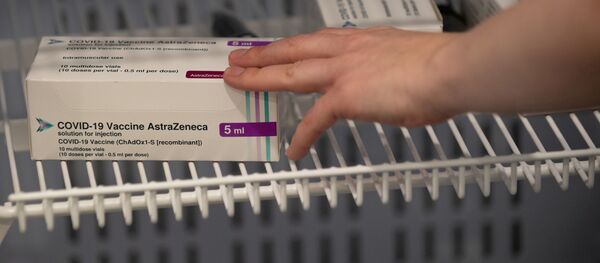 Вакцина AstraZeneca в холодильнике  - 俄羅斯衛星通訊社