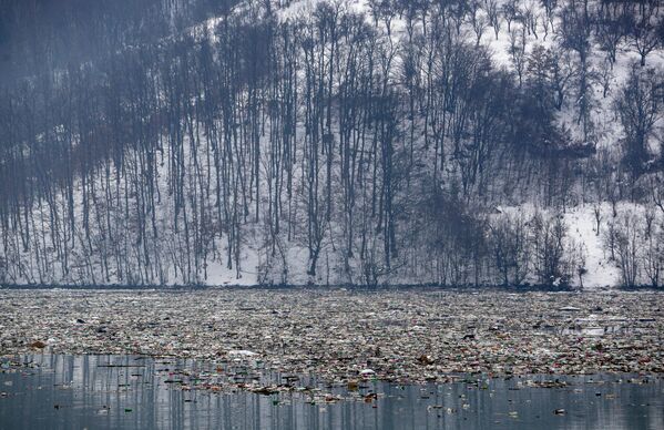 塞尔维亚波特佩科湖上垃圾成山
 - 俄罗斯卫星通讯社