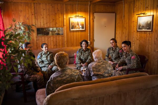 土耳其陆军的女军官们。 - 俄罗斯卫星通讯社