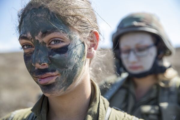 以色列女軍人。 - 俄羅斯衛星通訊社