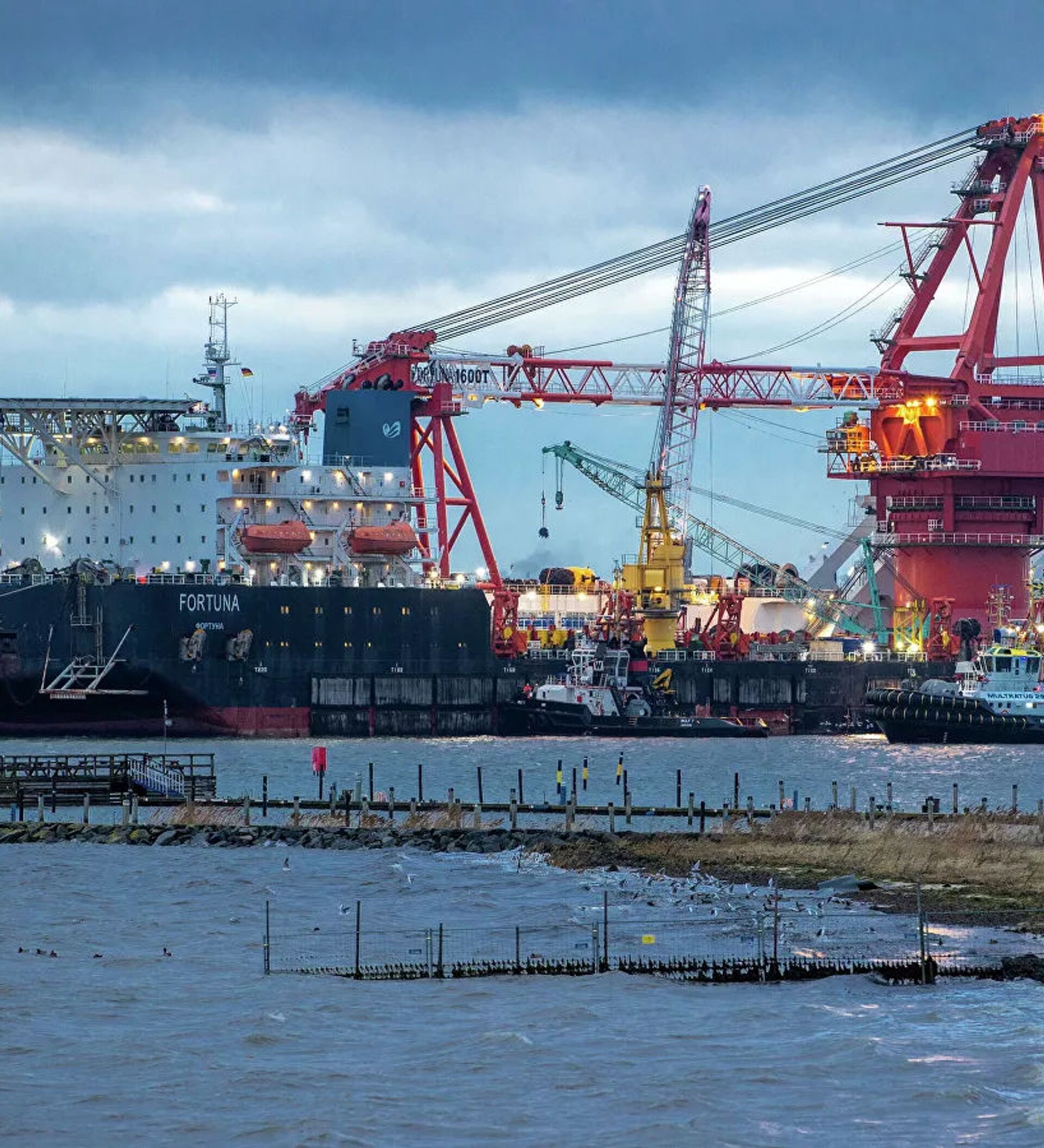北溪2号项目复工幸运号铺管船开始在丹麦水域作业 - 2021年1月25日, 俄罗斯卫星通讯社