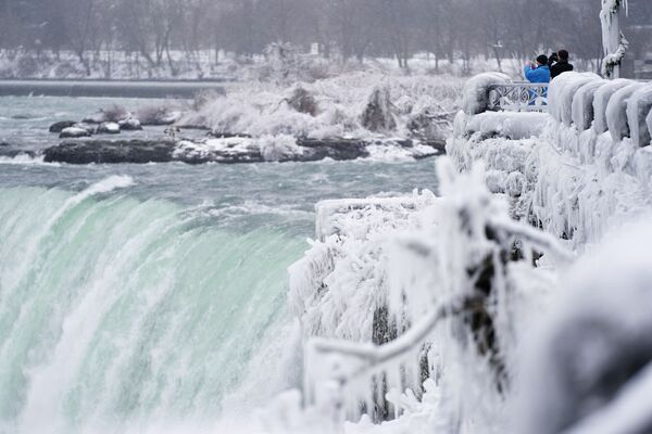 當蒸汽變成冰：尼亞加拉大瀑布的冬天 - 俄羅斯衛星通訊社