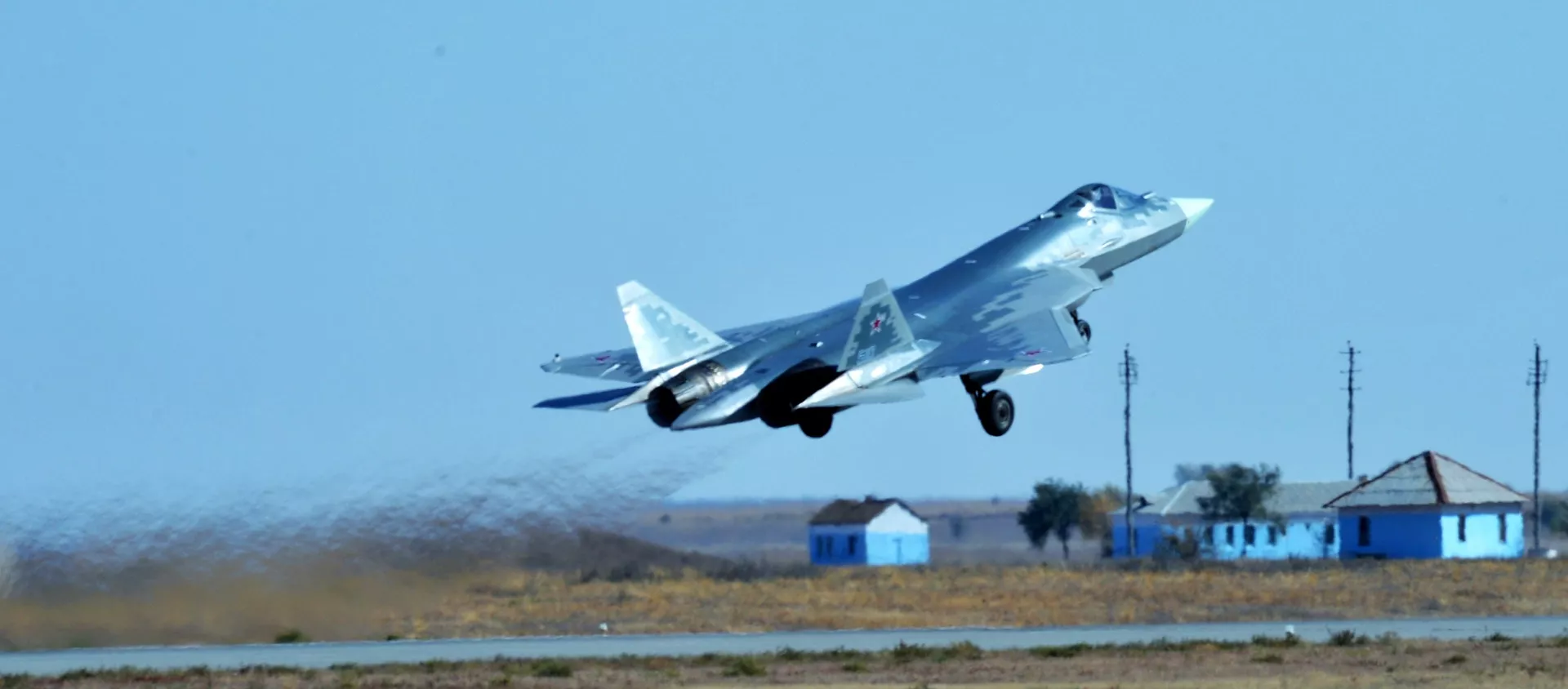  Многофункциональный истребитель пятого поколения Су-57 - 俄羅斯衛星通訊社, 1920, 10.02.2021