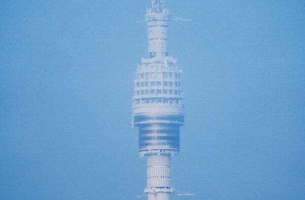 Покрытая льдом Останкинская телебашня - 俄羅斯衛星通訊社