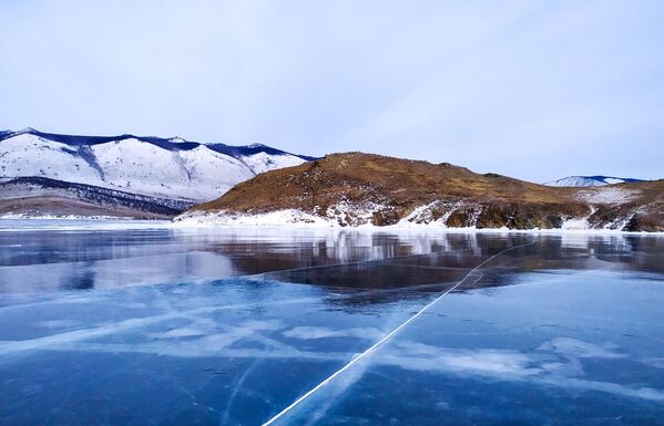 Лед на озере Байкал - 俄羅斯衛星通訊社