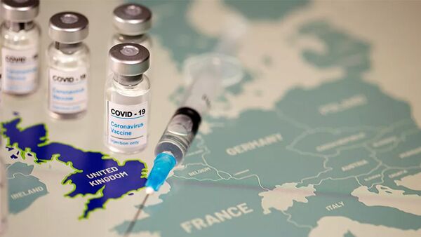 Вакцина от коронавируса на карте Великобритании - 俄羅斯衛星通訊社