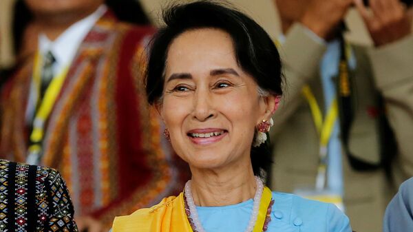 Государственный советник Мьянмы Аун Сан Су Чжи  - 俄羅斯衛星通訊社