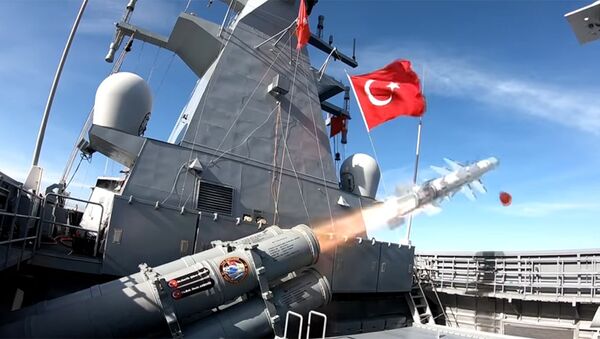土耳其在黑海海域进行的国产新型反舰导弹试射取得成功 - 俄罗斯卫星通讯社