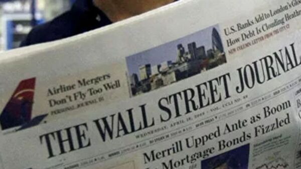 Газета Wall Street Journal - 俄羅斯衛星通訊社