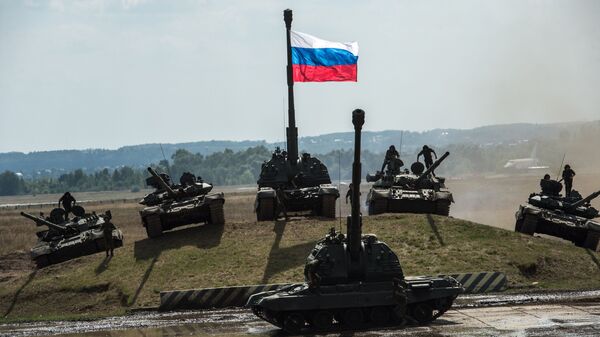 坦克 T-90 和 T-80 - 俄罗斯卫星通讯社